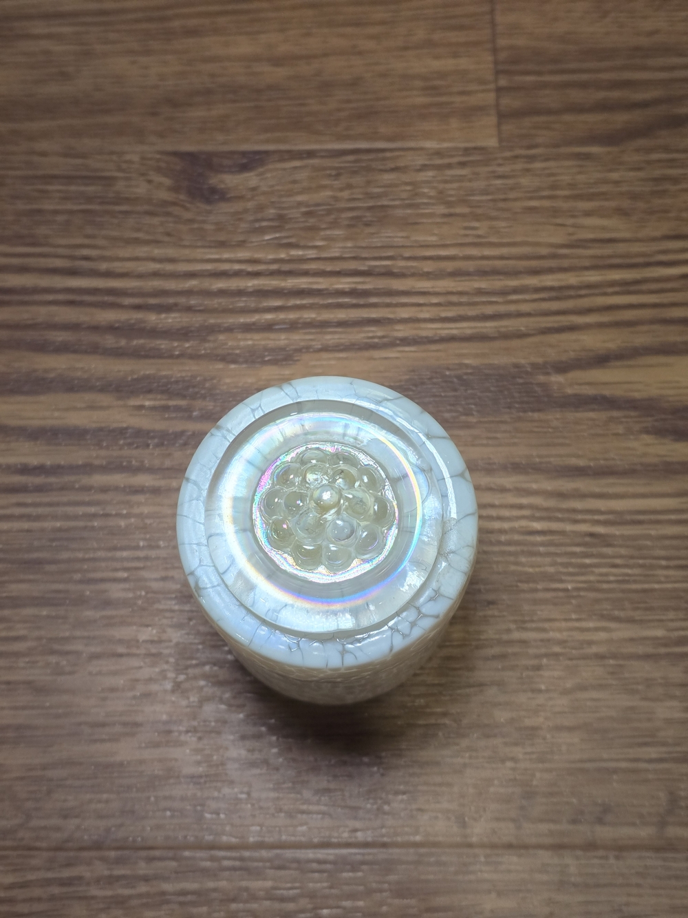 Thomas O'Brien "Vintage Modern" Lidded Glass Vanity Jar - Picture 2 of 7